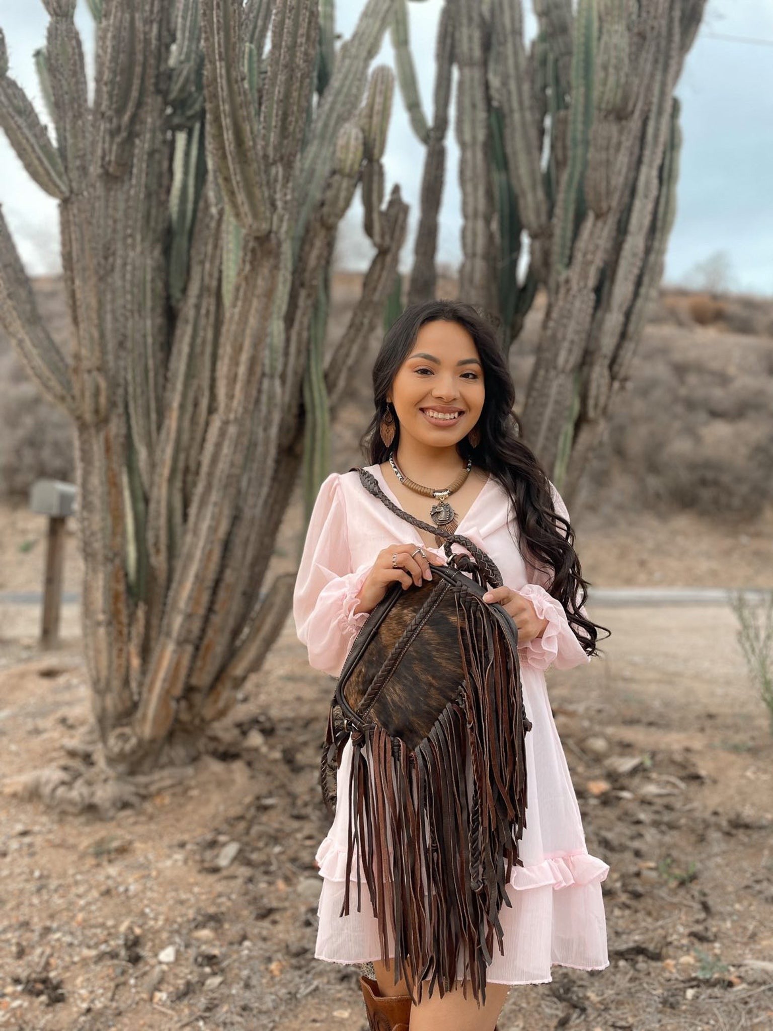The Golden Hour Fringe Bag