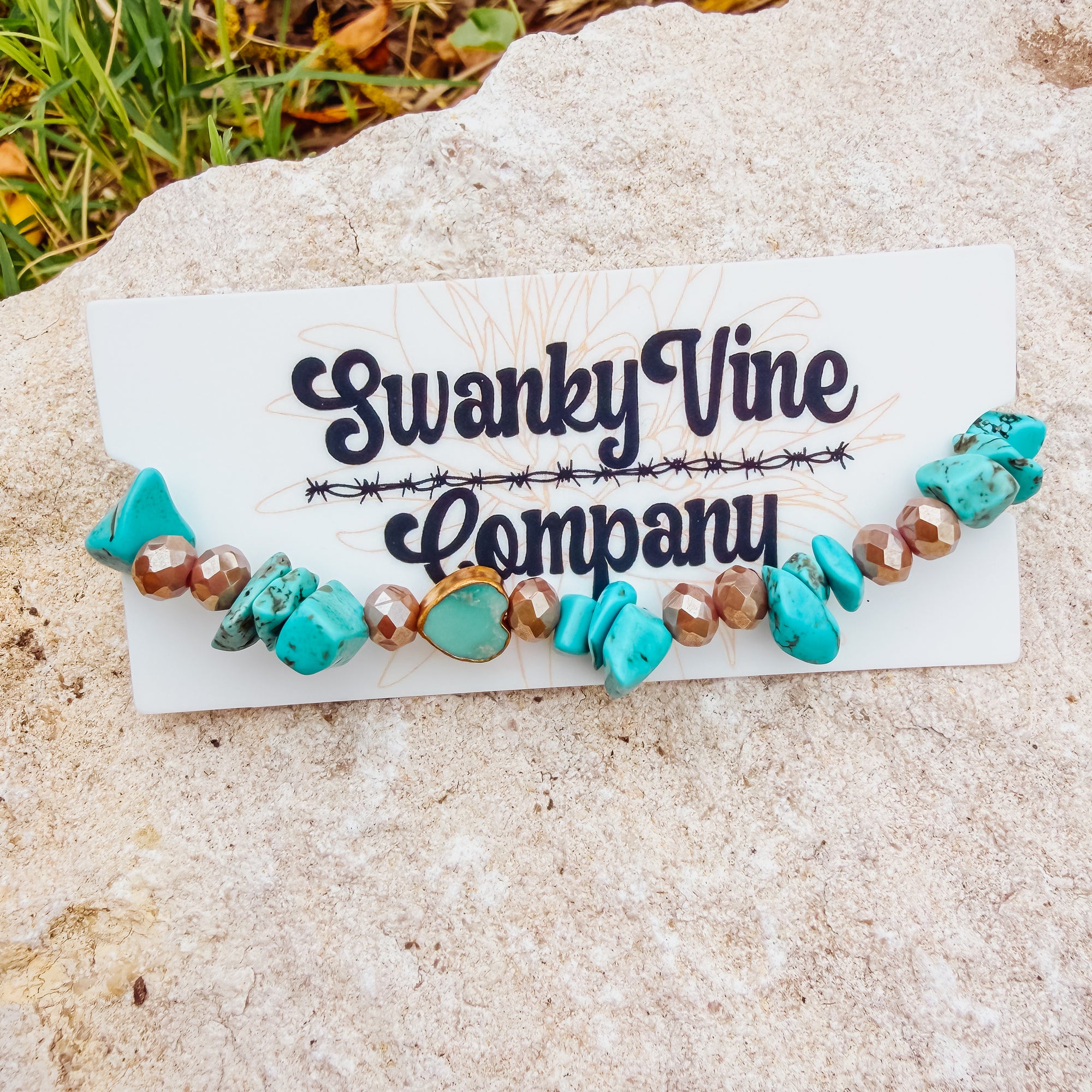 Turquoise Heart Bracelet