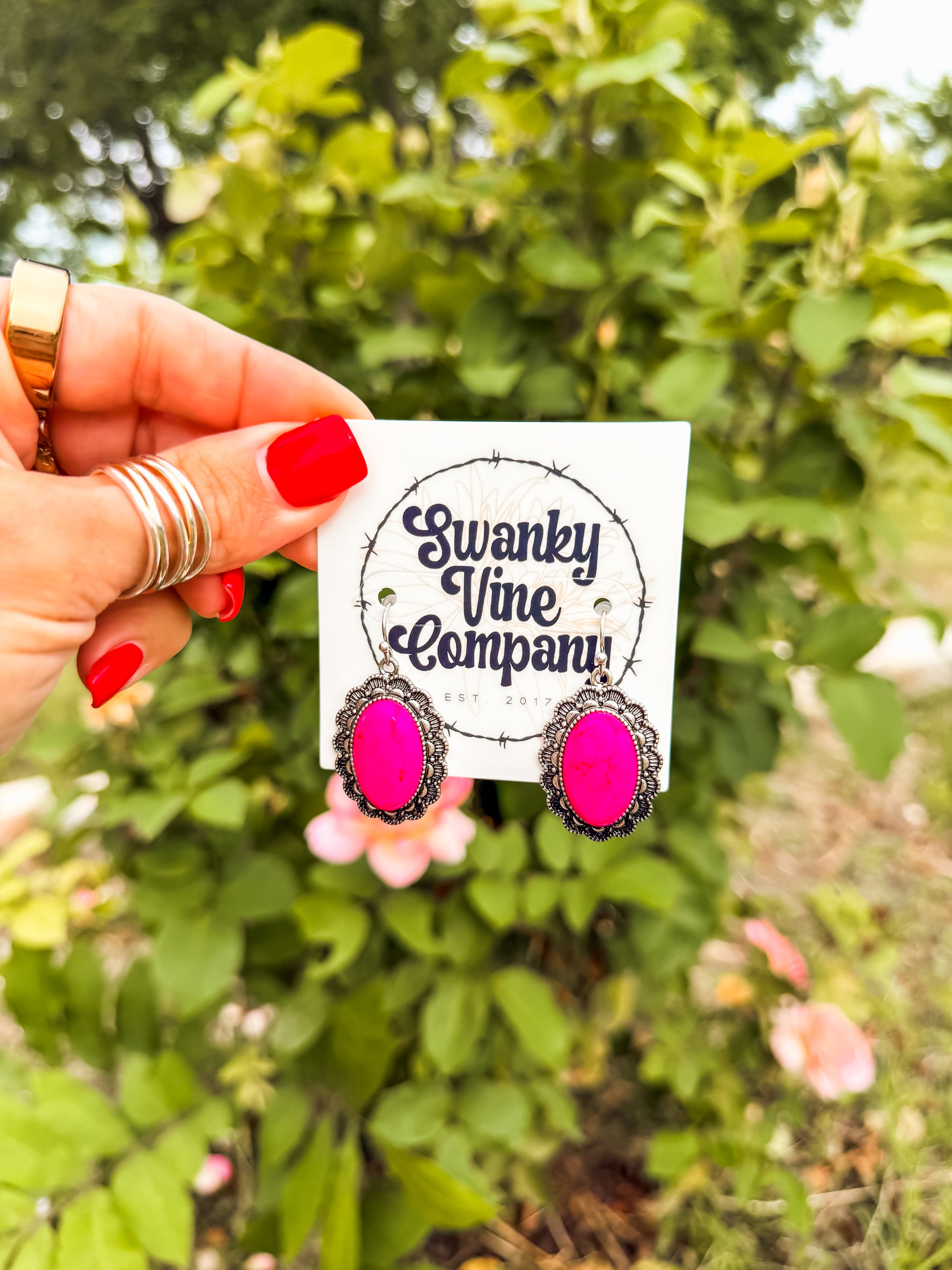 Pink Punch Dangles
