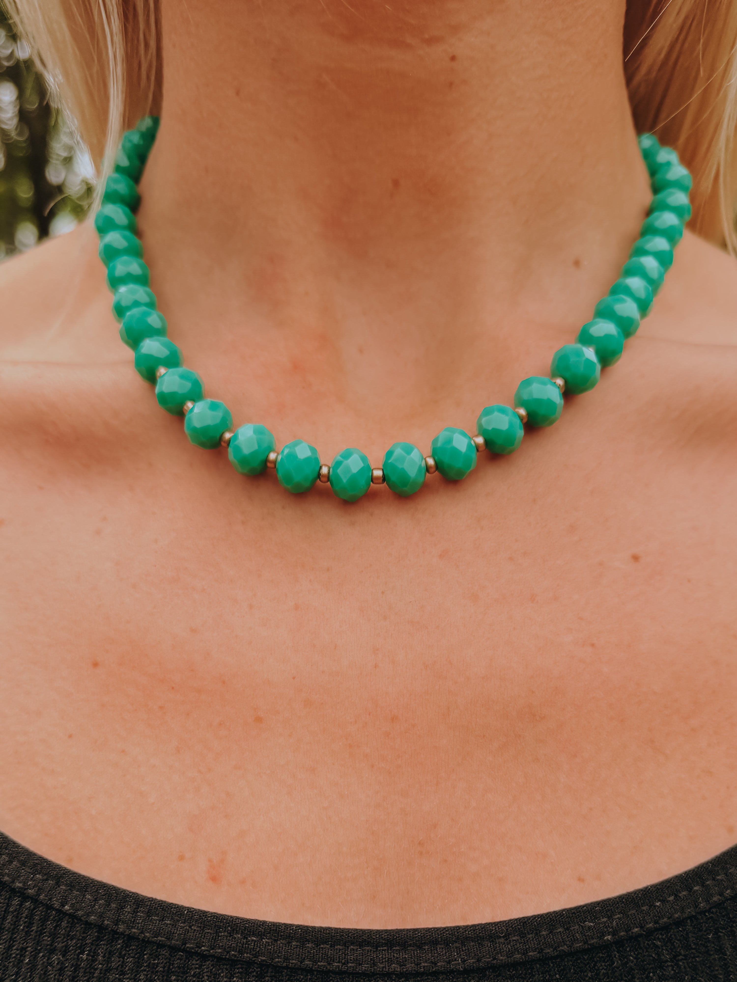Emerald Statement Necklace
